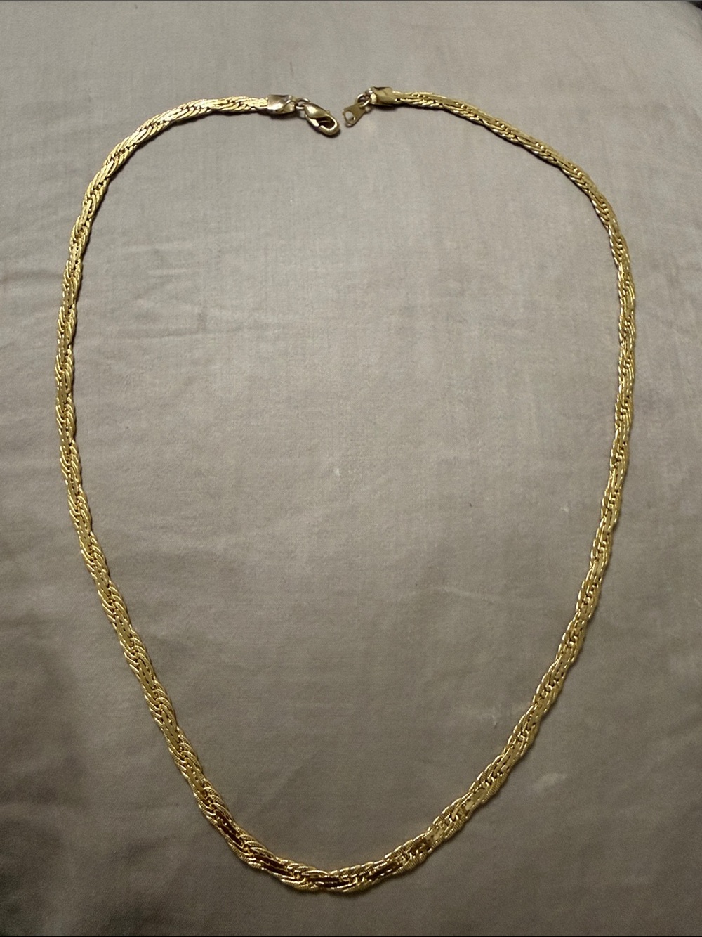 Classic Gold Rope Chain Necklace for Women